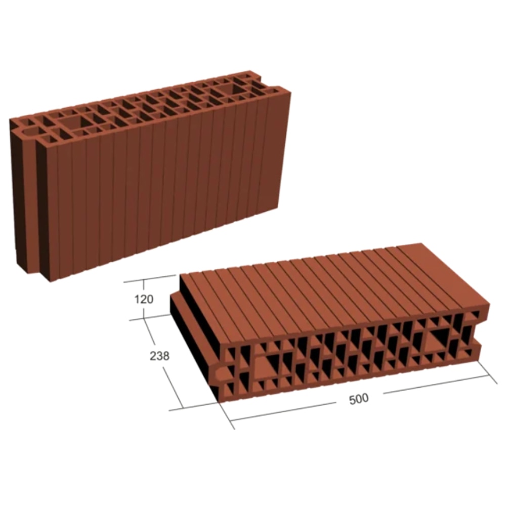 Caramida SOCERAM Durotherm NF, 50x12x23.8 cm