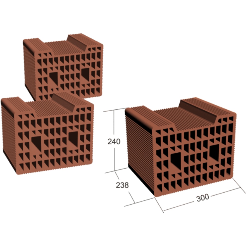 Caramida SOCERAM Durotherm E, 30x24x23.8 cm