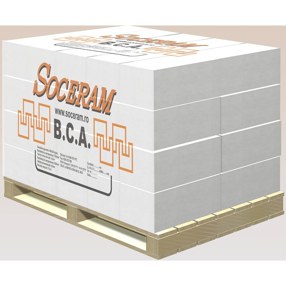 BCA SOCERAM, 65 x 24 x 40 cm, 2.34 mc, vanzare la palet 