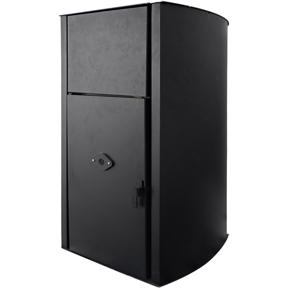 Cazan pe peleti FORNELLO Fiama Confort B, 25 kW, 56 x 61 x 110, pompa si vas expansiune, negru