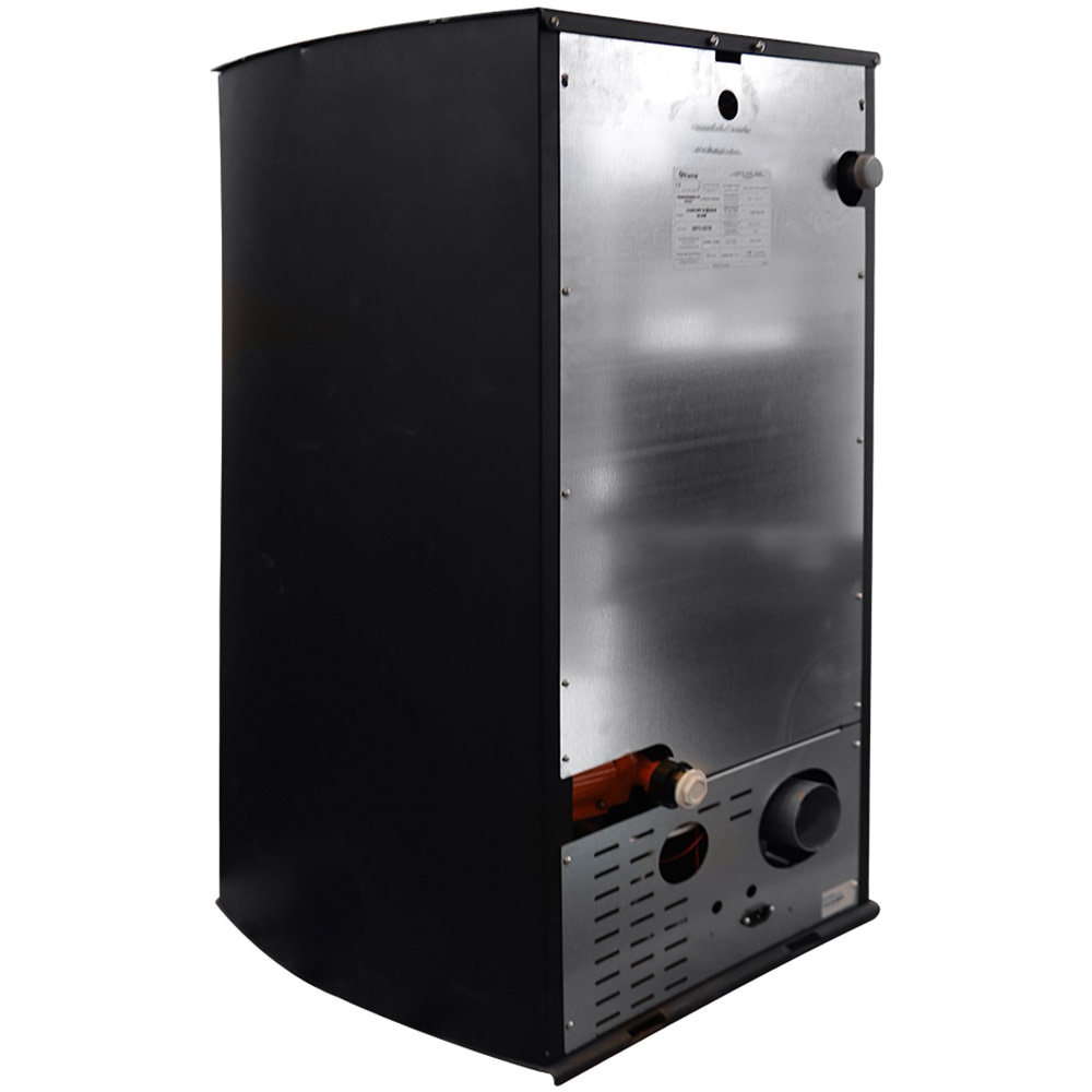 Cazan pe peleti FORNELLO Fiama Confort B, 25 kW, 56 x 61 x 110, pompa si vas expansiune, negru