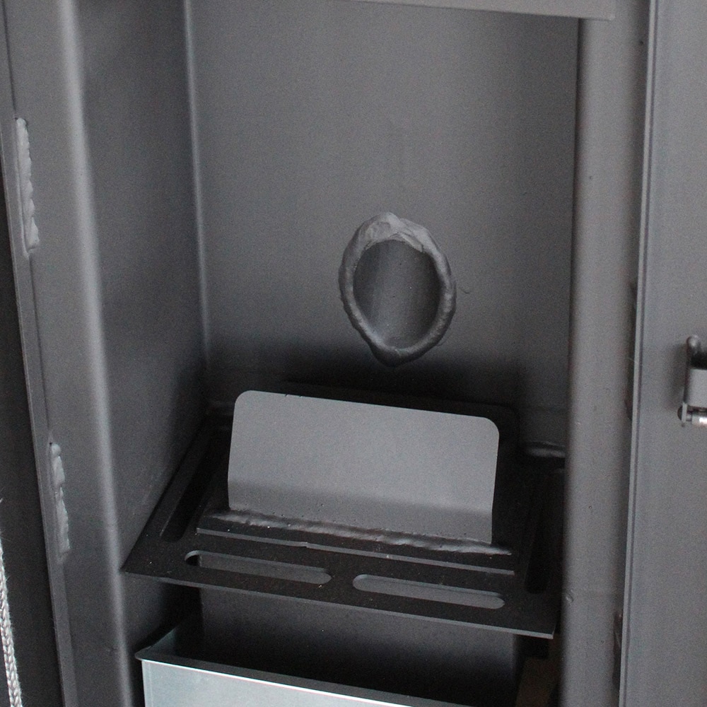 Cazan pe peleti FORNELLO Fiama Confort B, 25 kW, 56 x 61 x 110, pompa si vas expansiune, negru