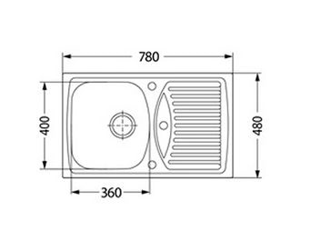 Set chiuveta bucatarie Alveus Record 30 G55, 1 cuva, picurator reversibil, compozit granit + baterie, bej