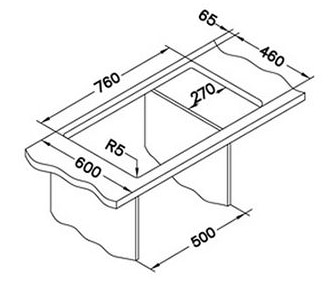 Set chiuveta bucatarie Alveus Record 30 G55, 1 cuva, picurator reversibil, compozit granit + baterie, bej