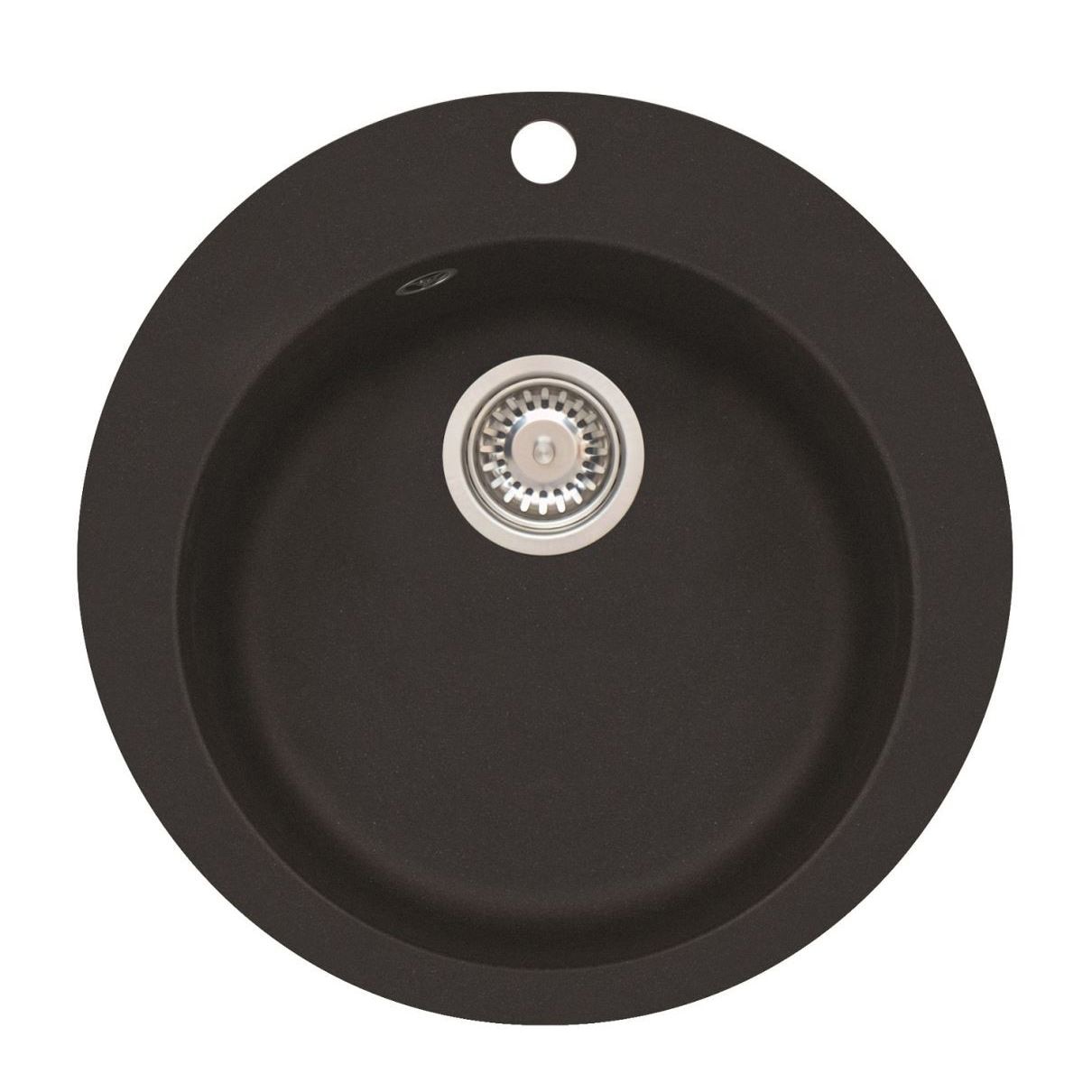 Set chiuveta, negru, Victoria 10, baterie monocomanda Nina Alveus