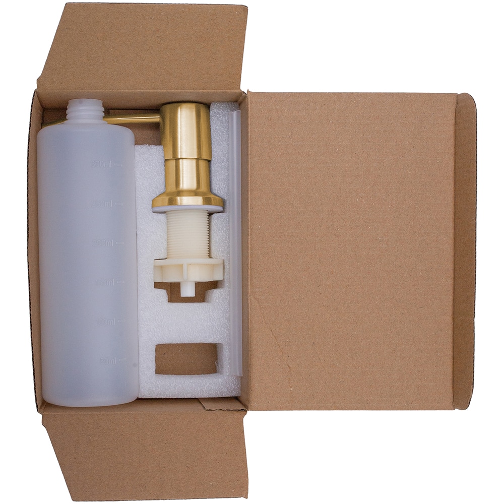 Dispenser sapun lichid SANDONNA, 300ml, auriu