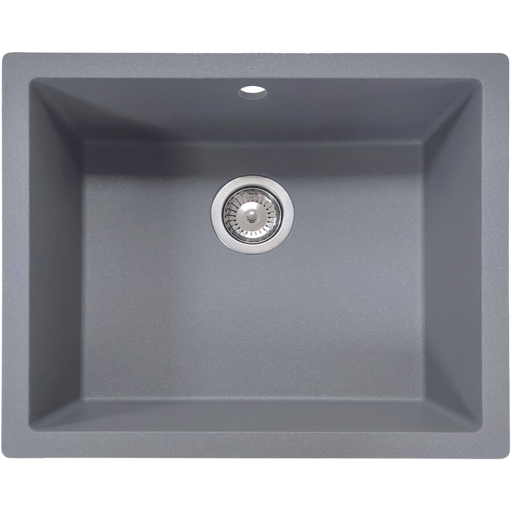 Chiuveta bucatarie SANDONNA Joanna 55, 1 cuva, compozit granit, gri