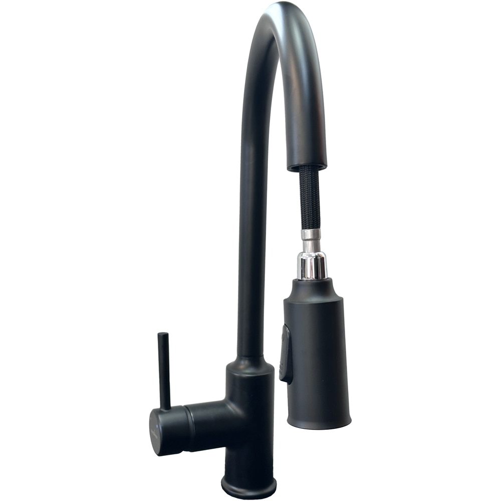 Baterie bucatarie SANDONNA Cami, dus extractibil, alama, negru