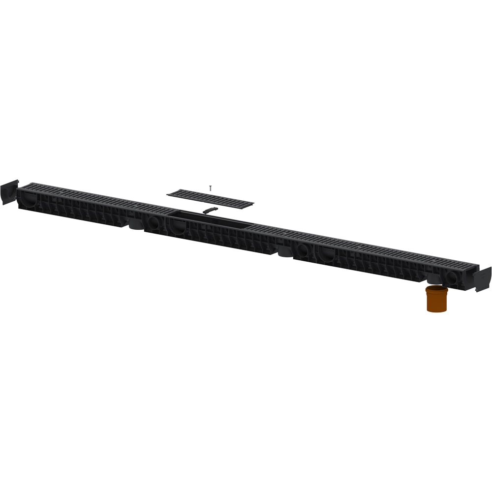 Rigola PP VODALAND, gratar PP, pietonala, Cl A15, 1 x 16 x 12 cm