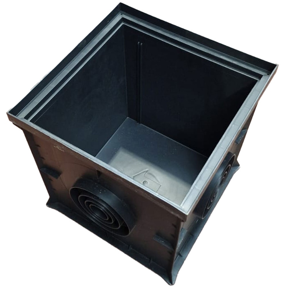 Camin pluvial VODALAND 551IN, polipropilena, A15-C250, 550 x 550 mm, negru