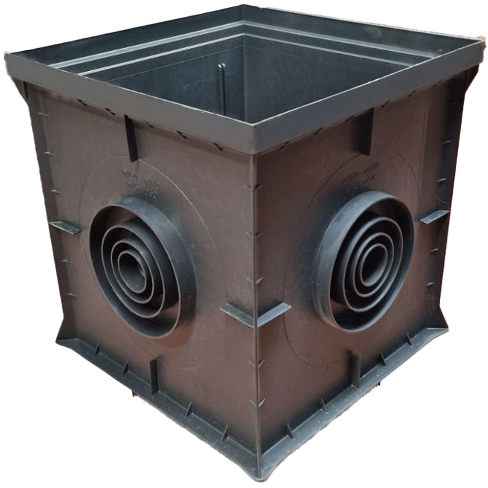 Camin pluvial VODALAND 551IN, polipropilena, A15-C250, 550 x 550 mm, negru