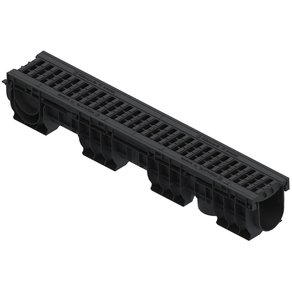 Rigola PP VODALAND, gratar compozit, traficabila Cl B125, 1 x 16 x 16.5 cm