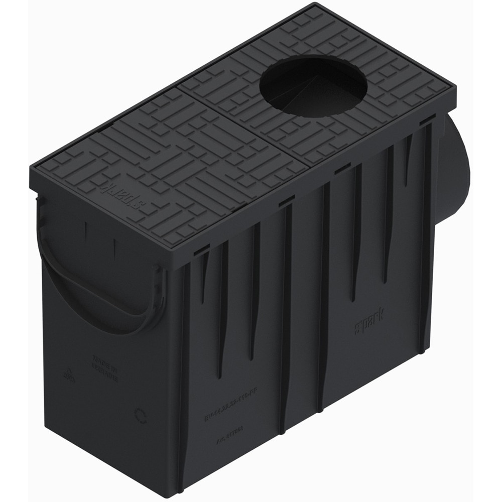 Camin burlan VODALAND, clapeta antiretur, pietonal, 31.4 x 12.5 x 22.1 cm