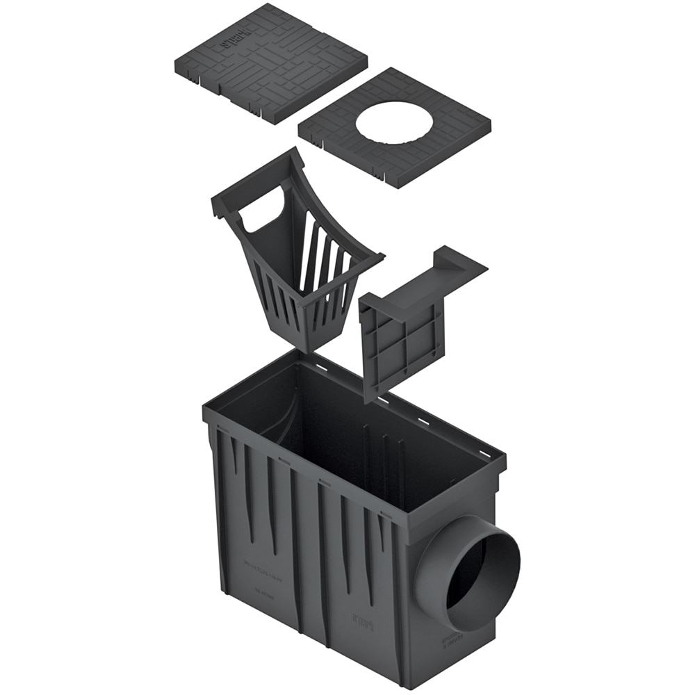 Camin burlan VODALAND, clapeta antiretur, pietonal, 31.4 x 12.5 x 22.1 cm