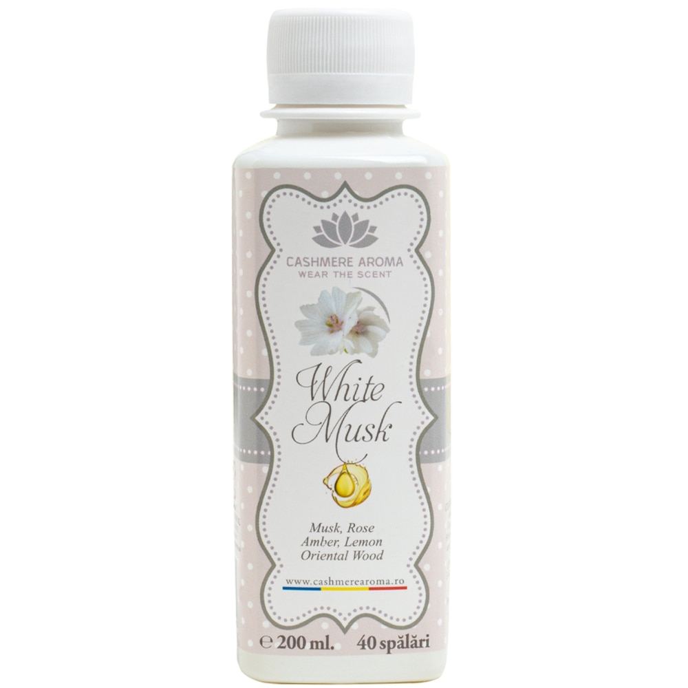 Parfum de rufe CASHMERE AROMA White Musk, 200 ml, 40 spalari