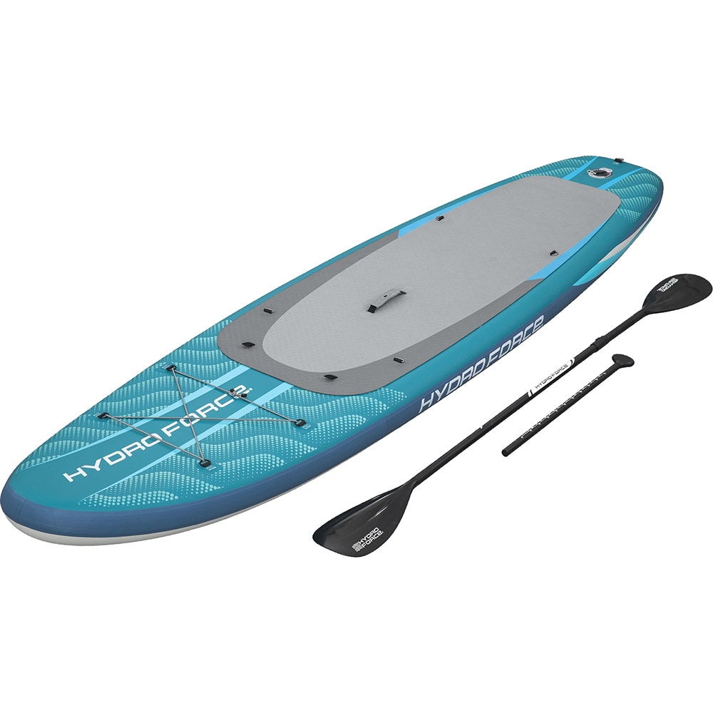 Set Placa BESTWAY Hydro-Force, 335 x 91.5 x 15 cm, pompa inclusa, sarcina maxima 150 kg, albastru/gri