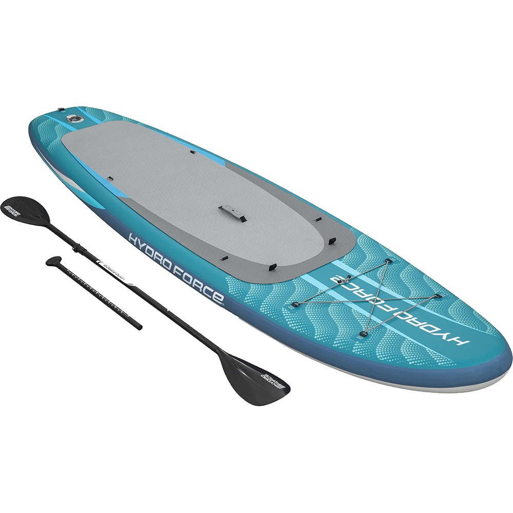 Set Placa BESTWAY Hydro-Force, 335 x 91.5 x 15 cm, pompa inclusa, sarcina maxima 150 kg, albastru/gri