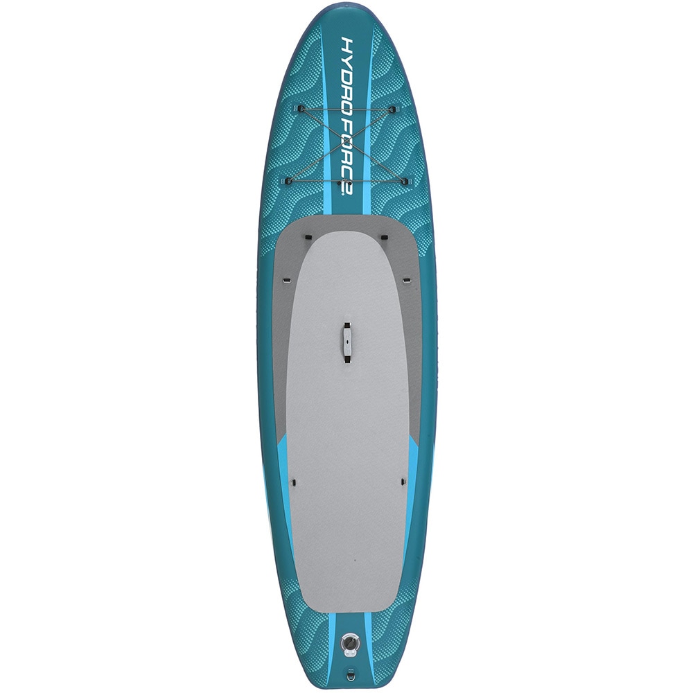 Set Placa BESTWAY Hydro-Force, 335 x 91.5 x 15 cm, pompa inclusa, sarcina maxima 150 kg, albastru/gri