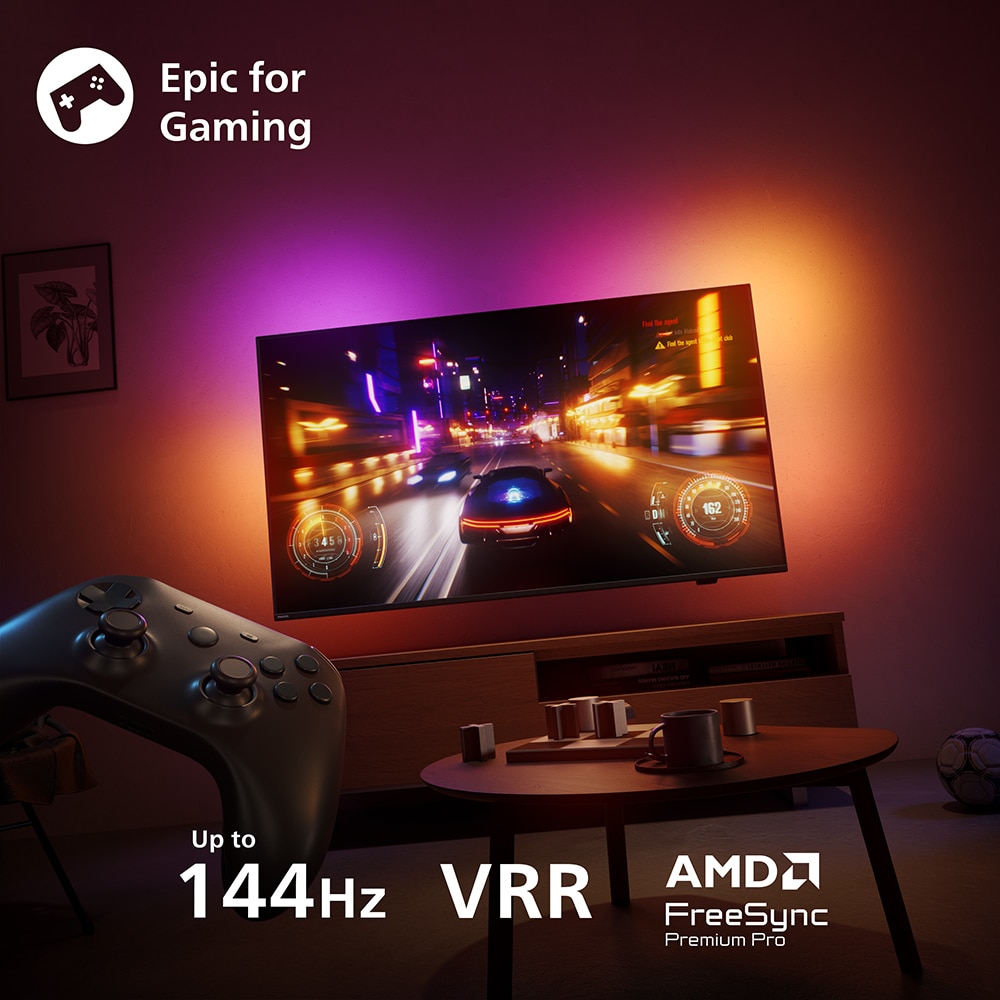 Televizor QD MiniLED Smart PHILIPS 65MLED920, Ultra HD 4K, HDR10+, 164cm