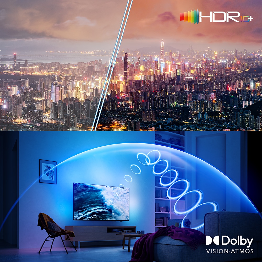 Televizor OLED PHILIPS 65OLED910, Ultra HD 4K, HDR10+, 164cm