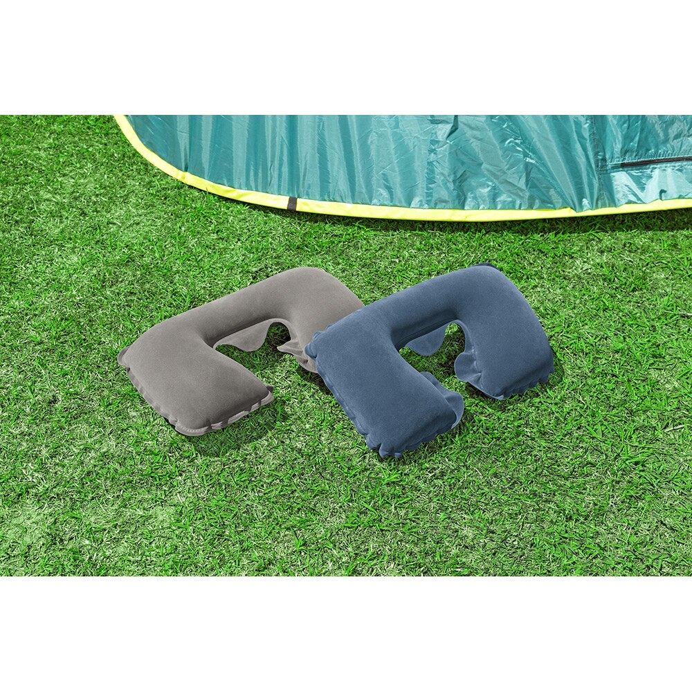 Perna gonflabila de calatorie BESYWAY, pentru gat, 37 x 24 x 10 cm, vinil, asortate