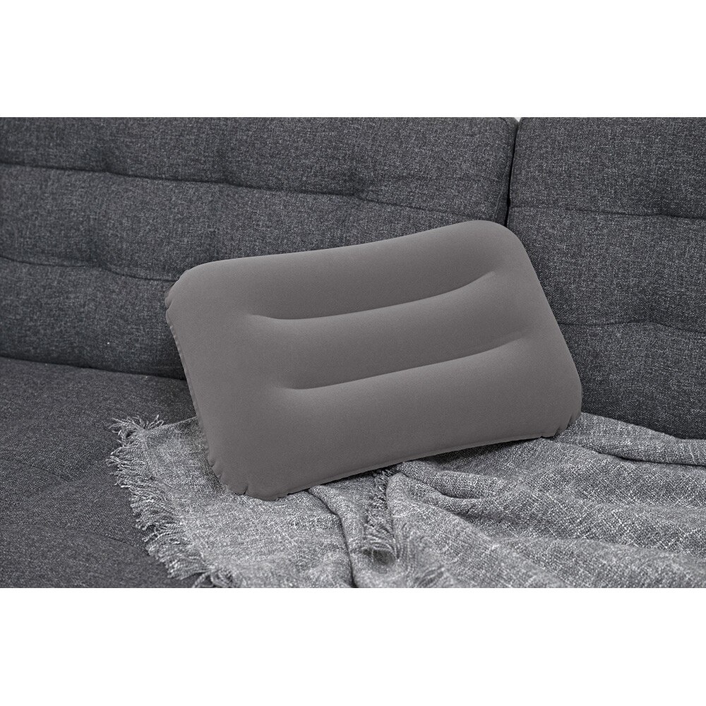 Perna gonflabila de camping 42 x 26 x 10 cm, vinil, asortata