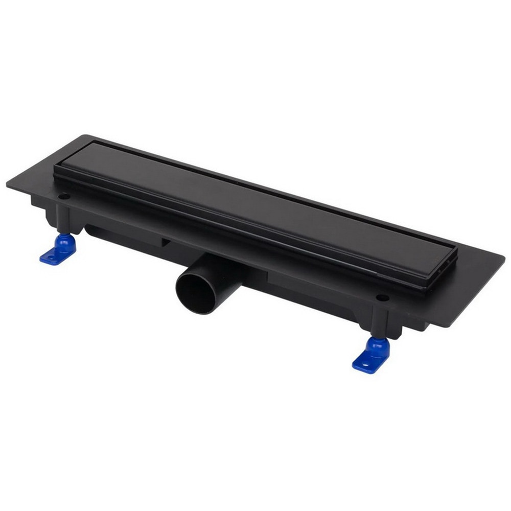 Rigola dus FLUIDMASTER 675022, gratar inox, D 40mm, 35 cm, negru