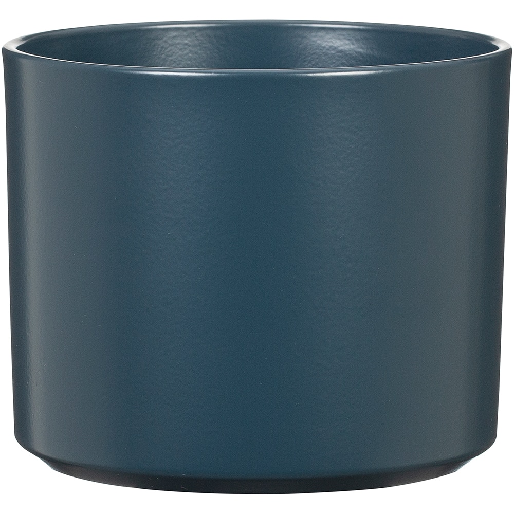 Ghiveci SCHEURICH, D14 cm, albastru inchis