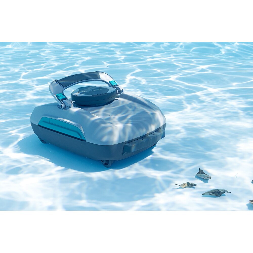 Robot curatare piscina BESTWAY Aquatronix G300, autonomie 60 de minute, curatare pana la 50 mp, gri