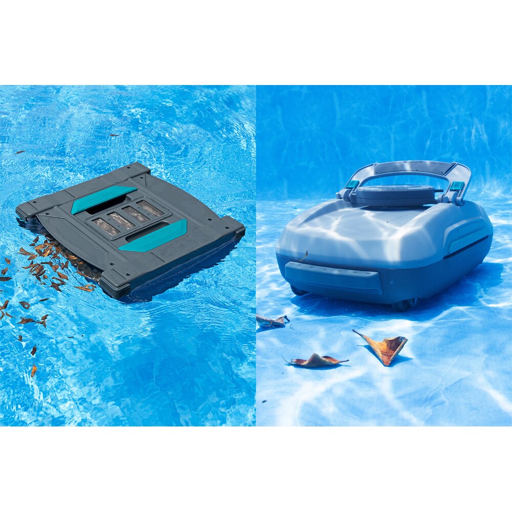 Robot curatare piscina BESTWAY Aquatronix G300, autonomie 60 de minute, curatare pana la 50 mp, gri