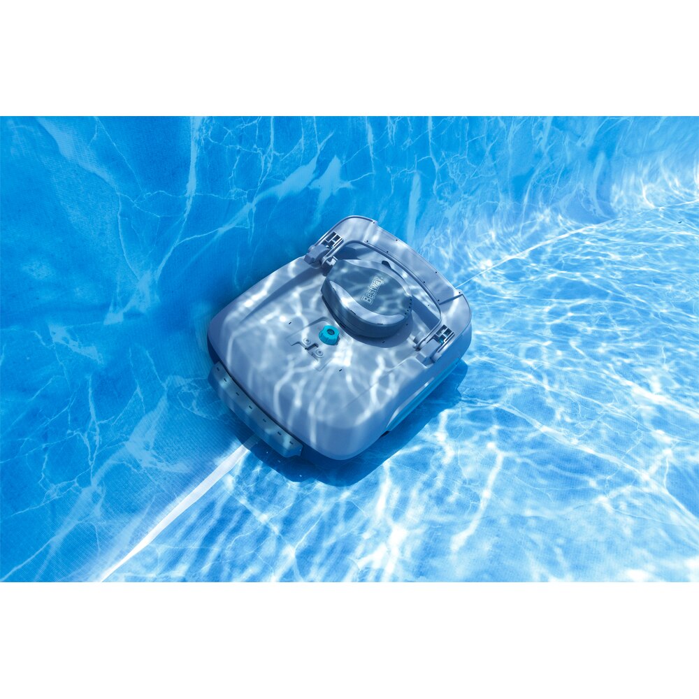 Robot curatare piscina BESTWAY Aquatronix G300, autonomie 60 de minute, curatare pana la 50 mp, gri