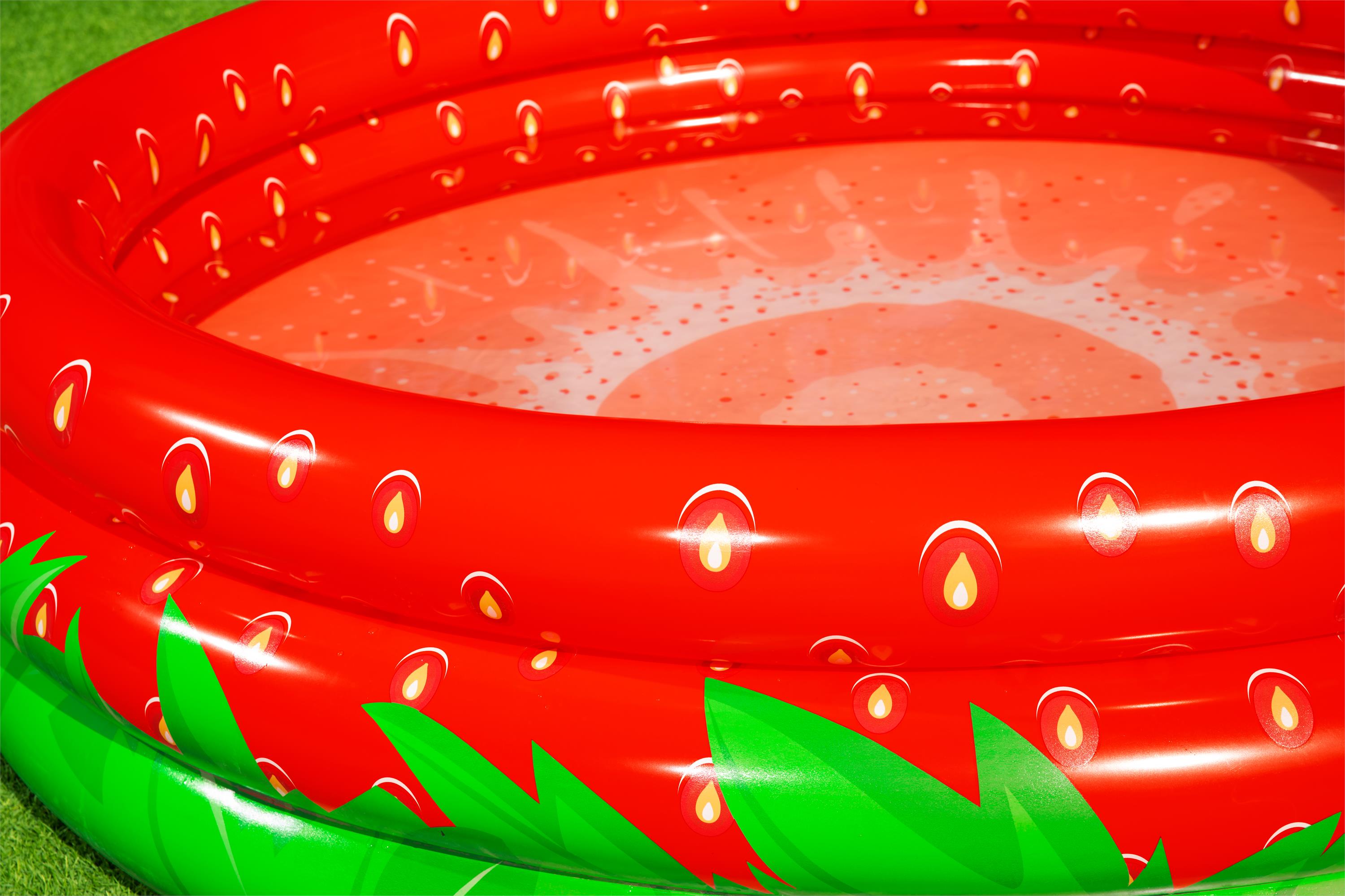 Piscina gonflabila BESTWAY, PVC, D160cm, 38cm, rosu