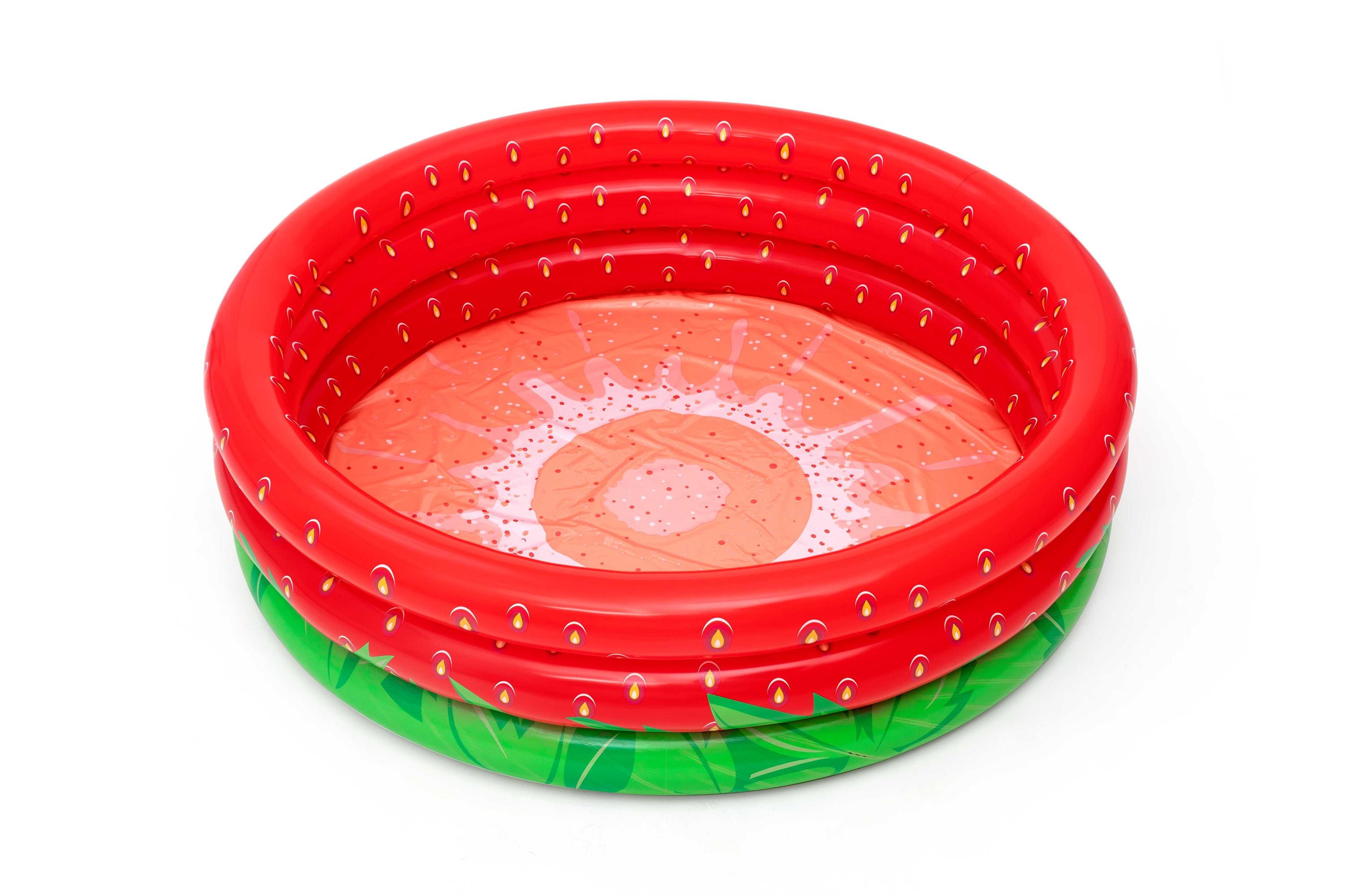 Piscina gonflabila BESTWAY, PVC, D160cm, 38cm, rosu