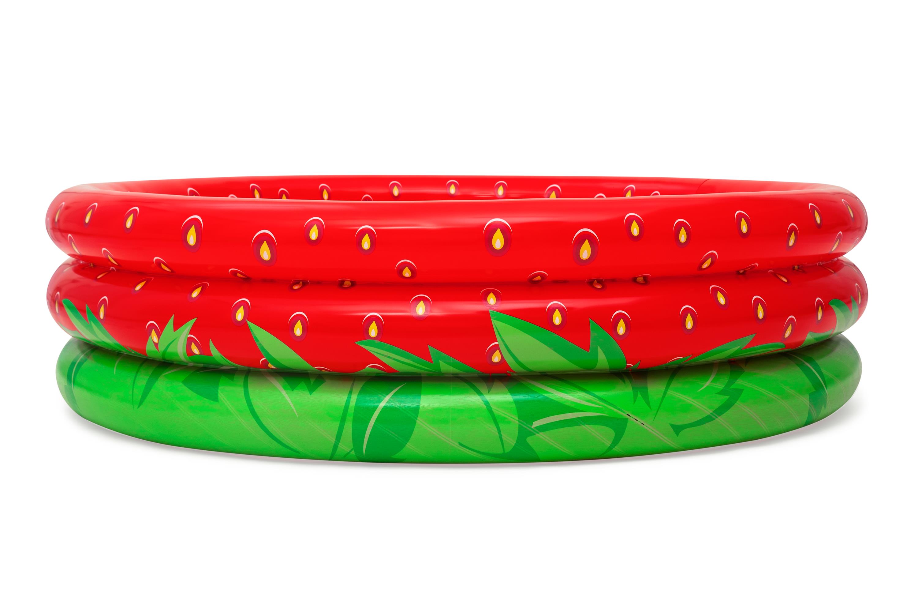 Piscina gonflabila BESTWAY, PVC, D160cm, 38cm, rosu