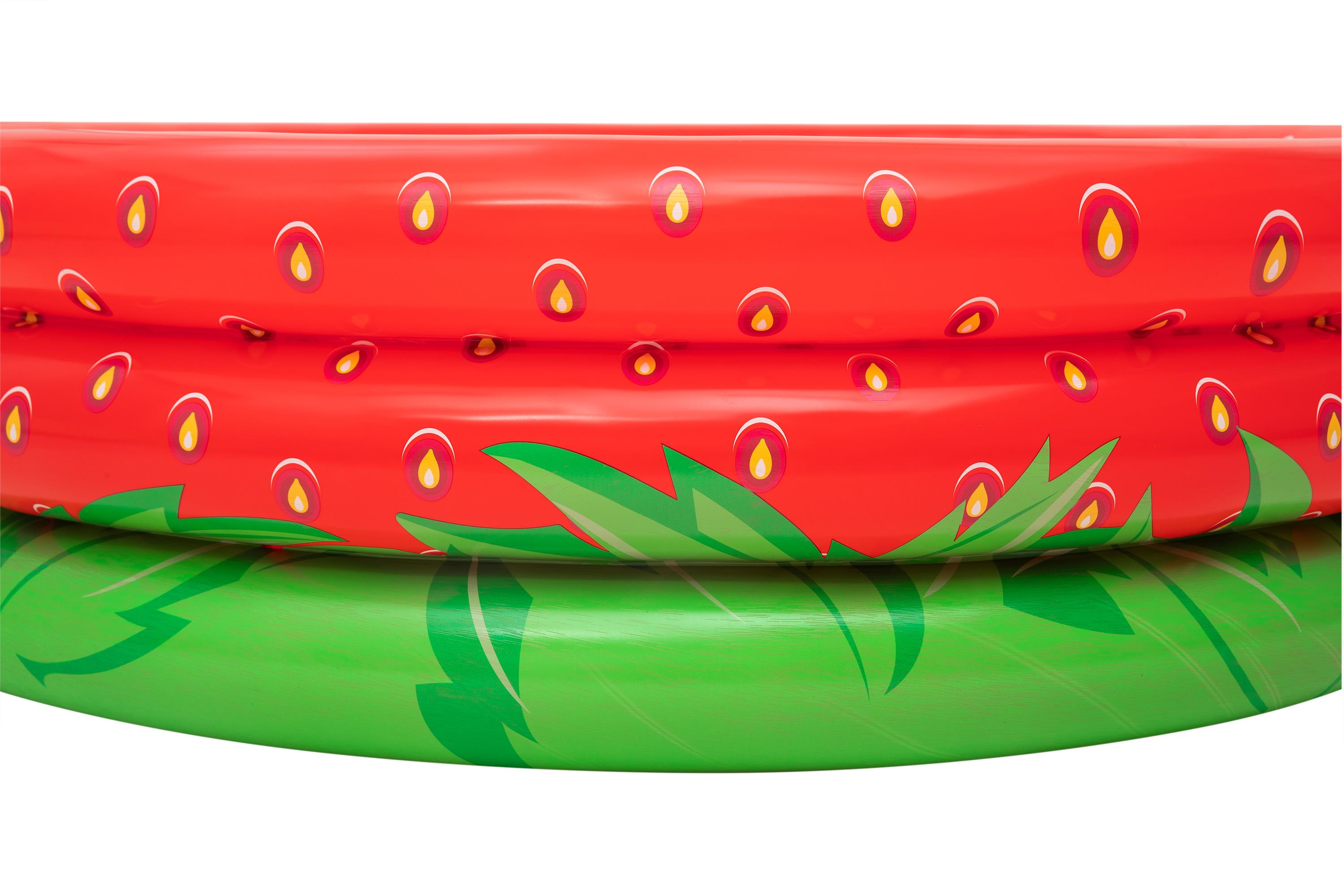 Piscina gonflabila BESTWAY, PVC, D160cm, 38cm, rosu