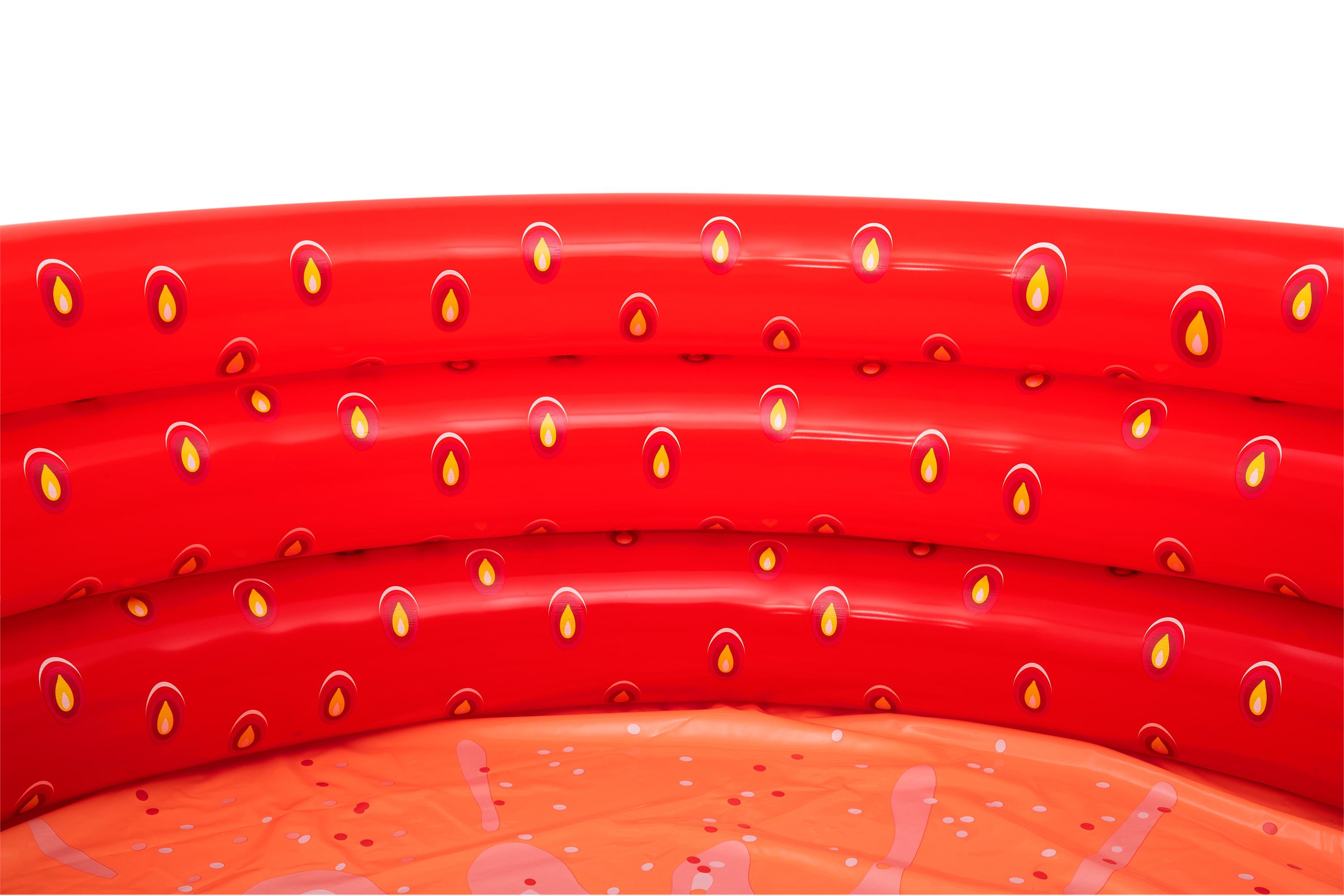 Piscina gonflabila BESTWAY, PVC, D160cm, 38cm, rosu