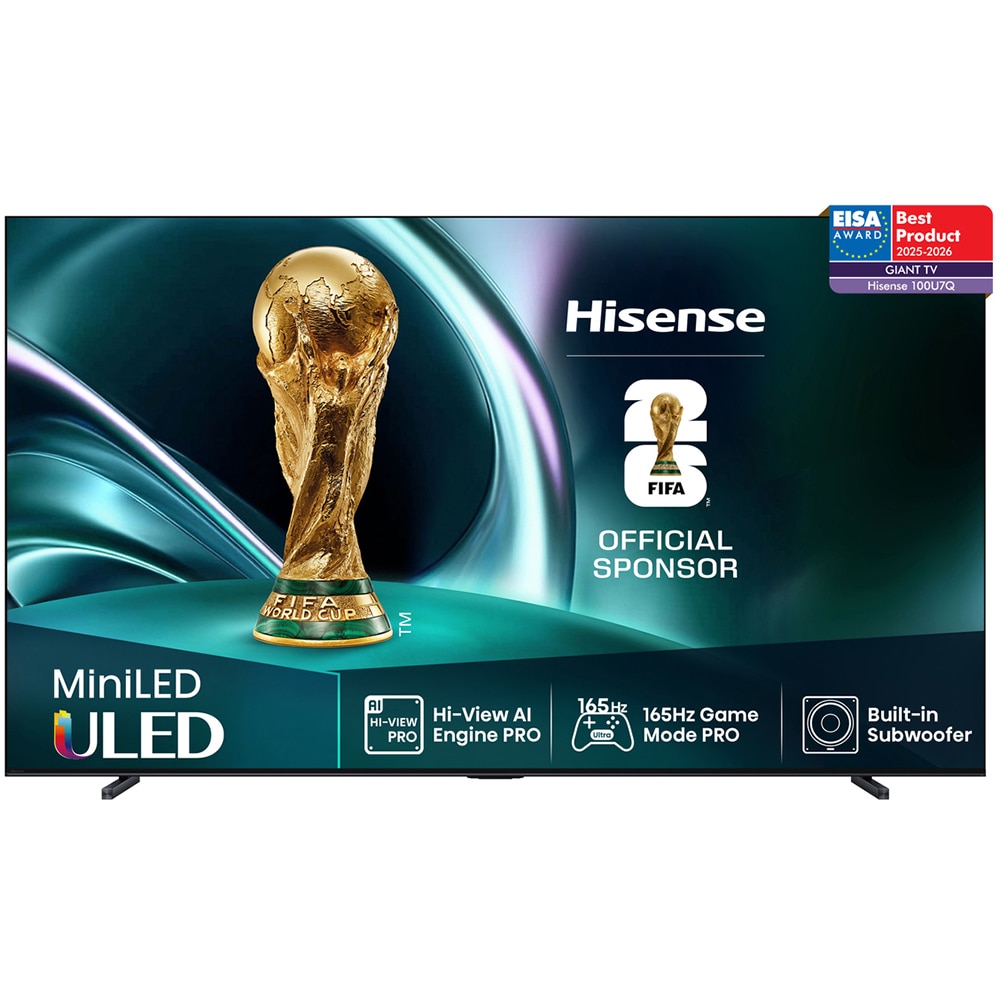 Televizor Mini-LED ULED  Smart HISENSE 100U7Q, Ultra HD 4K, 253cm