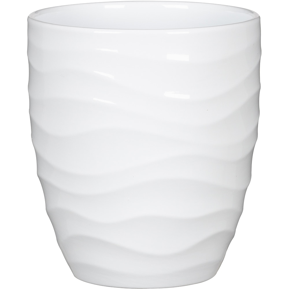 Ghiveci SCHEURICH, D15 cm, alb