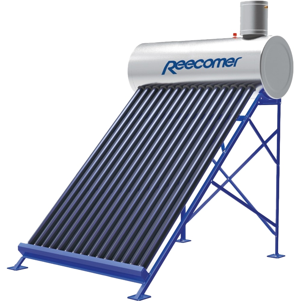 Panou solar nepresurizat Reecomer 120L-15T-SS, 120L, 15 tuburi