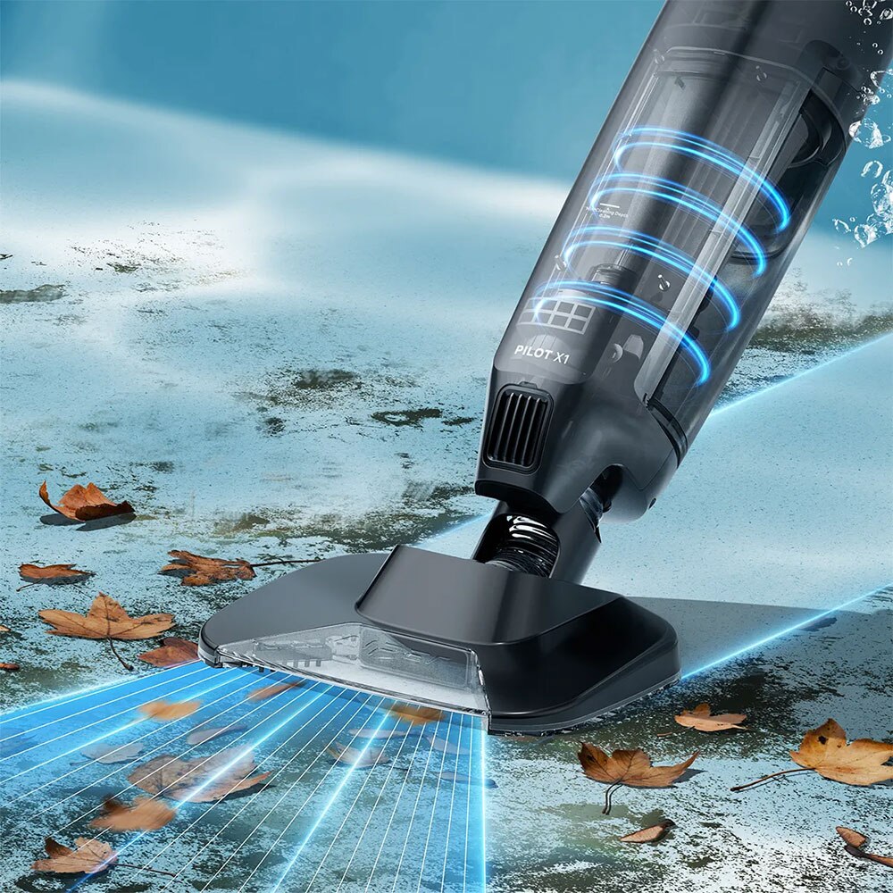 Aspirator pentru piscina AIPER Pilot X1, fara fir, autonomie 45 min, 40W, gri