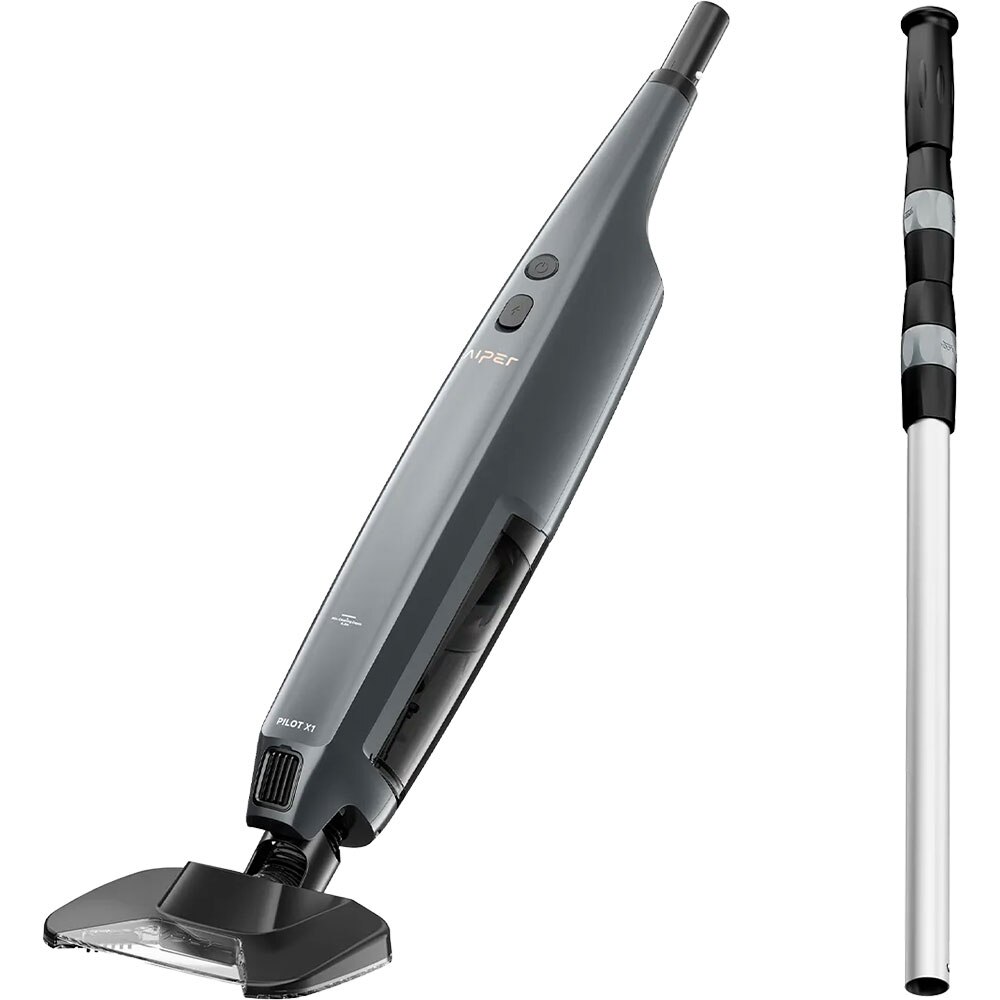 Aspirator pentru piscina AIPER Pilot X1, fara fir, autonomie 45 min, 40W, gri