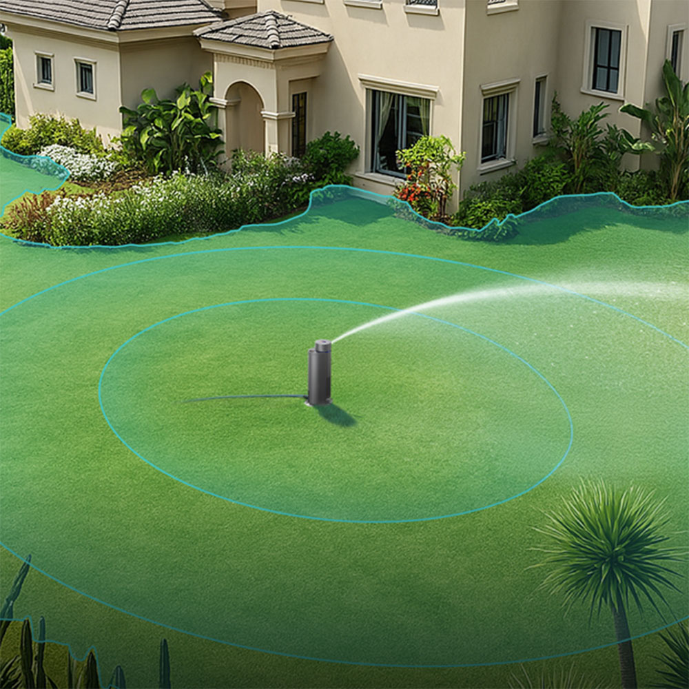 Sistem irigare pentru gradina AIPER Irrisense 2, smart, wi-fi, 445mp, negru