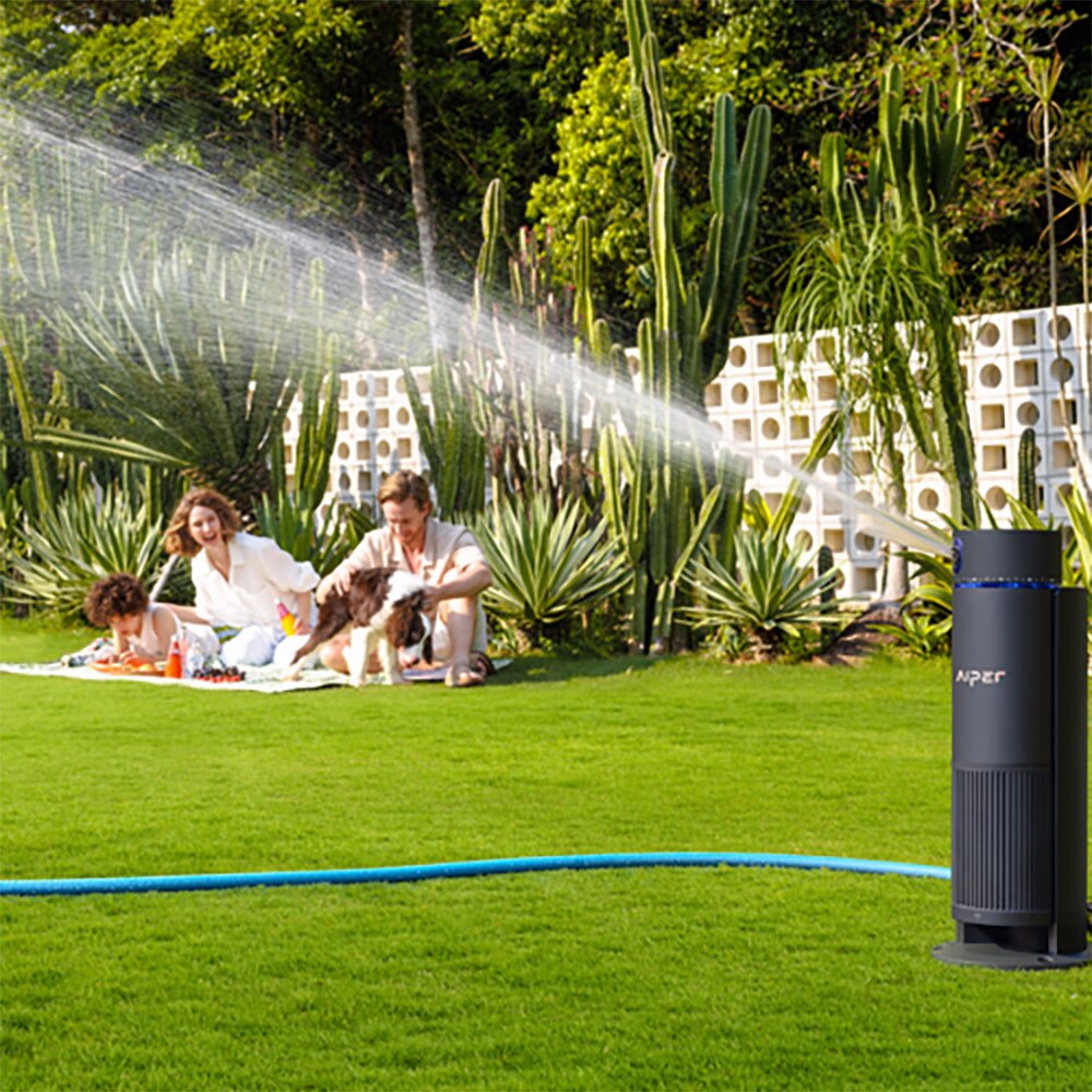 Sistem irigare pentru gradina AIPER Irrisense 2, smart, wi-fi, 445mp, negru