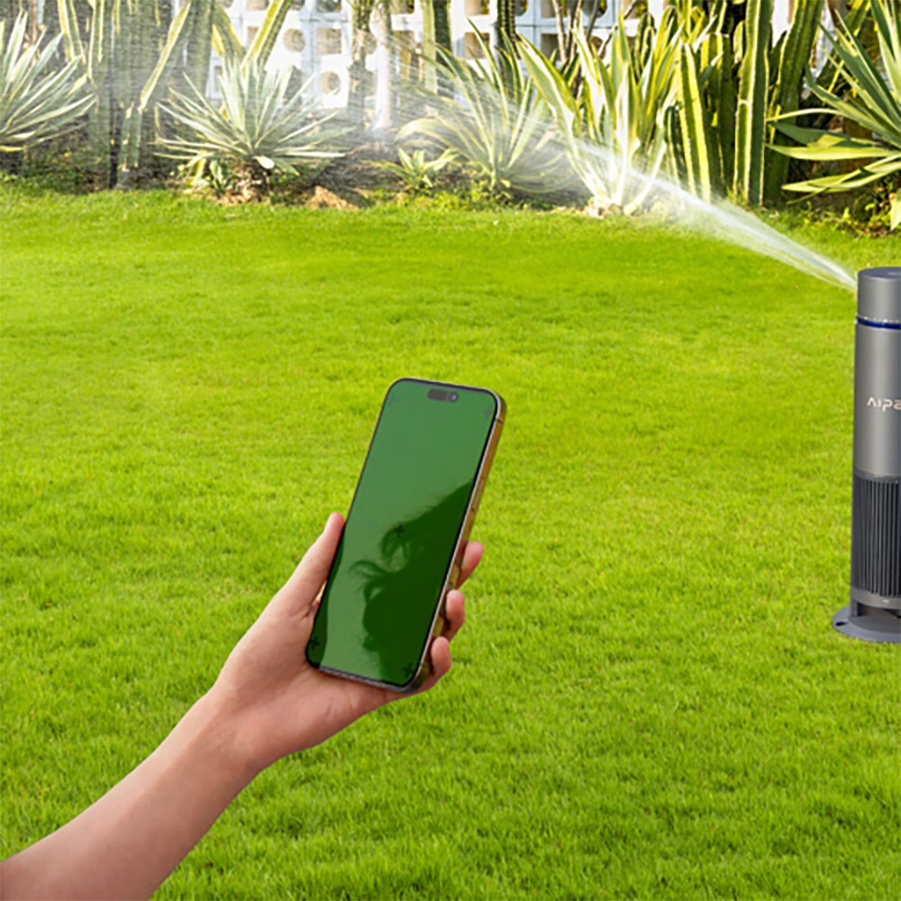 Sistem irigare pentru gradina AIPER Irrisense 2, smart, wi-fi, 445mp, negru