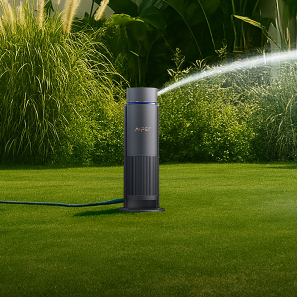 Sistem irigare pentru gradina AIPER Irrisense 2, smart, wi-fi, 445mp, negru