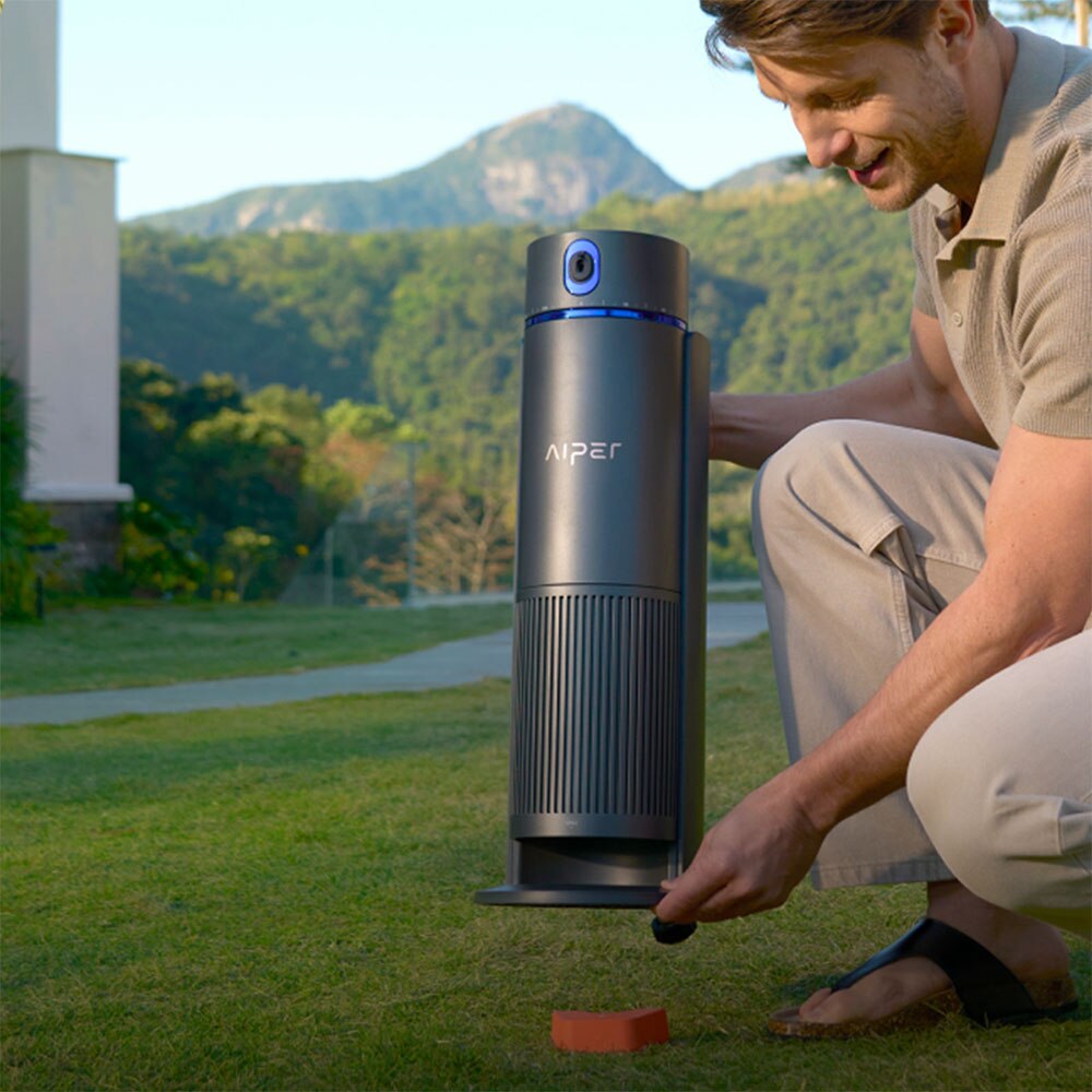 Sistem irigare pentru gradina AIPER Irrisense 2, smart, wi-fi, 445mp, negru