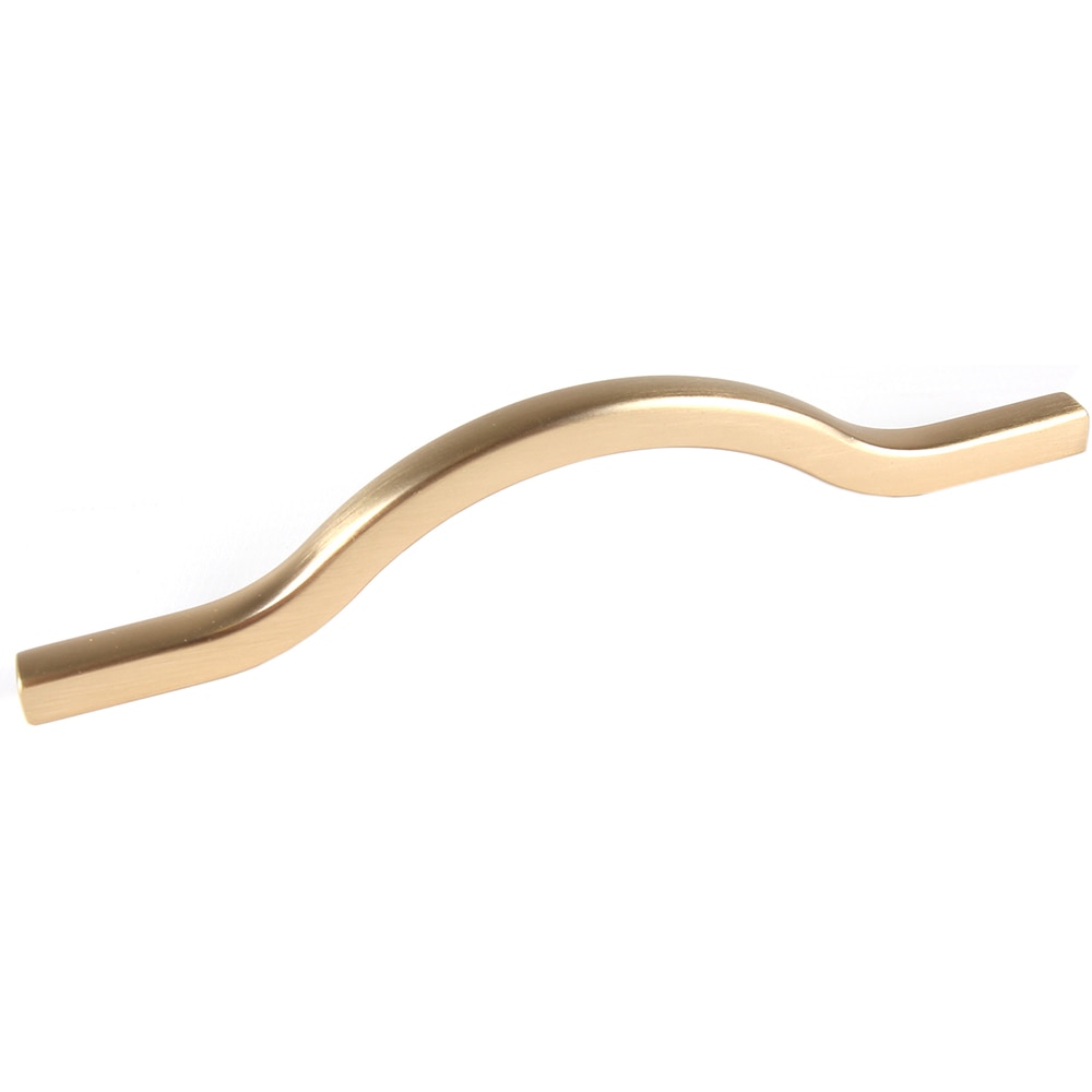 Maner mobila 506, aluminiu, 14 x 1.2 x 2.8 cm, auriu mat