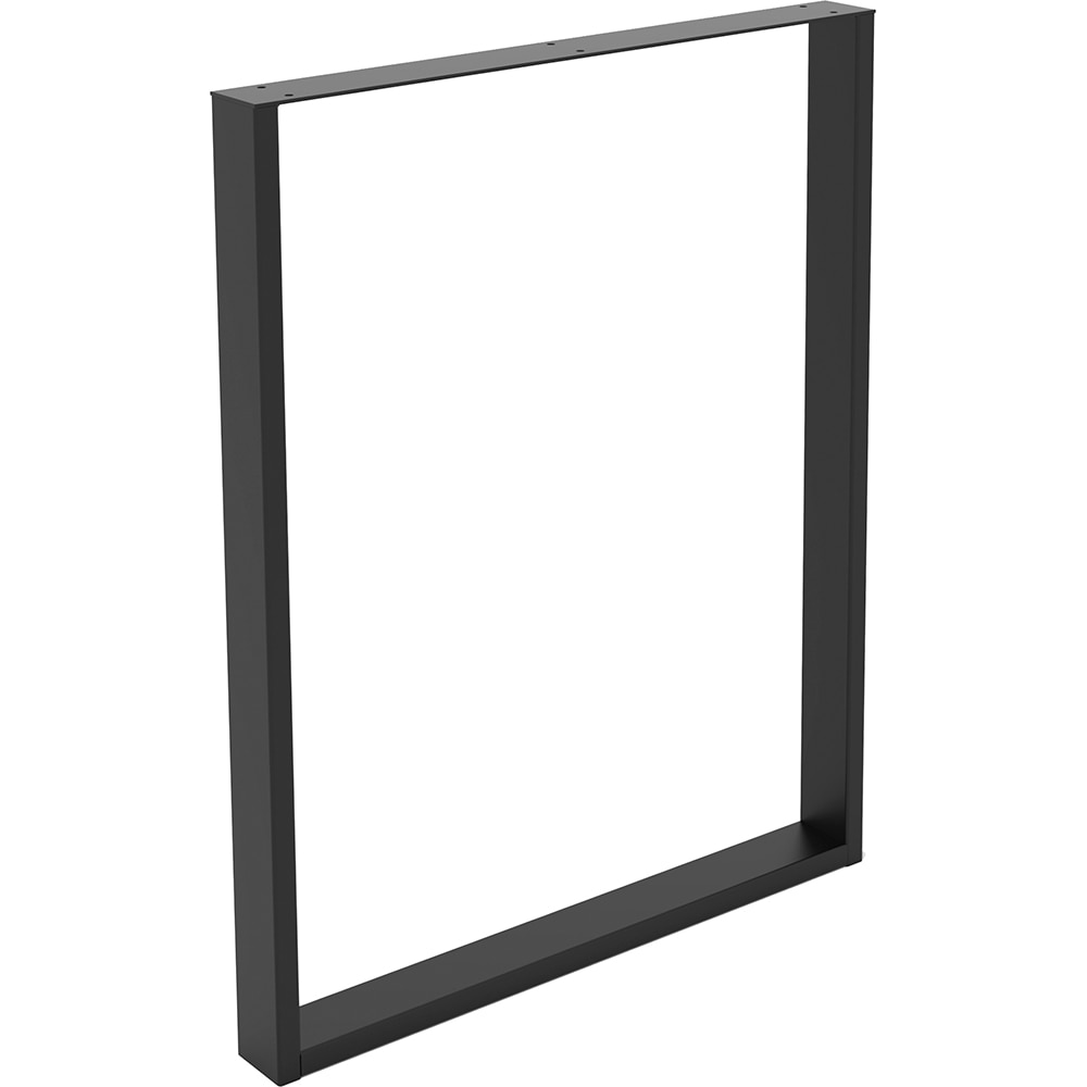 Picior masa stil industrial, 60 x 71 x 6 cm, rectangular, negru