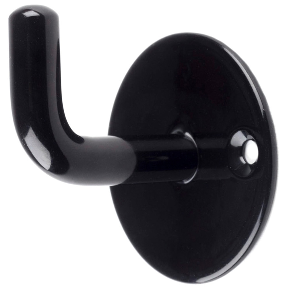 Cuier perete REUNION INDUSTRIAL 7-C8741.03, 1 agatatoare, otel, negru lucios