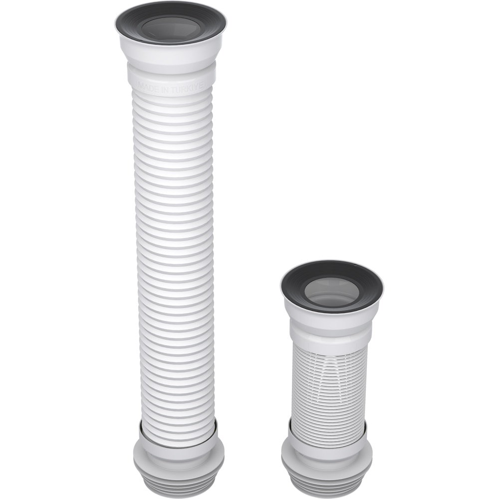 Racord WC extensibil WIRQUIN Essentiels 70950193, polipropilena, 320-600 mm, alb